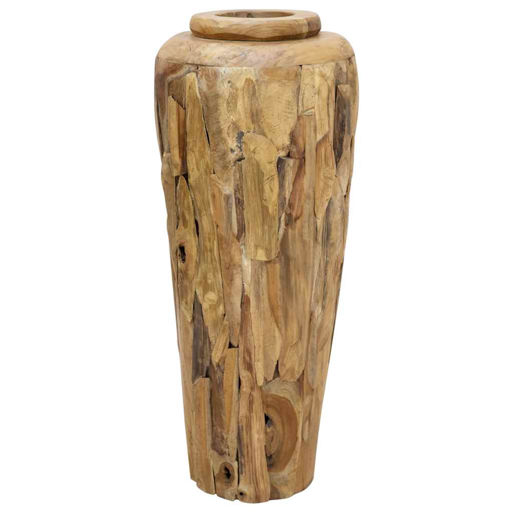 Vidaxx vase décoratif 40x100 cm bois de teck massif