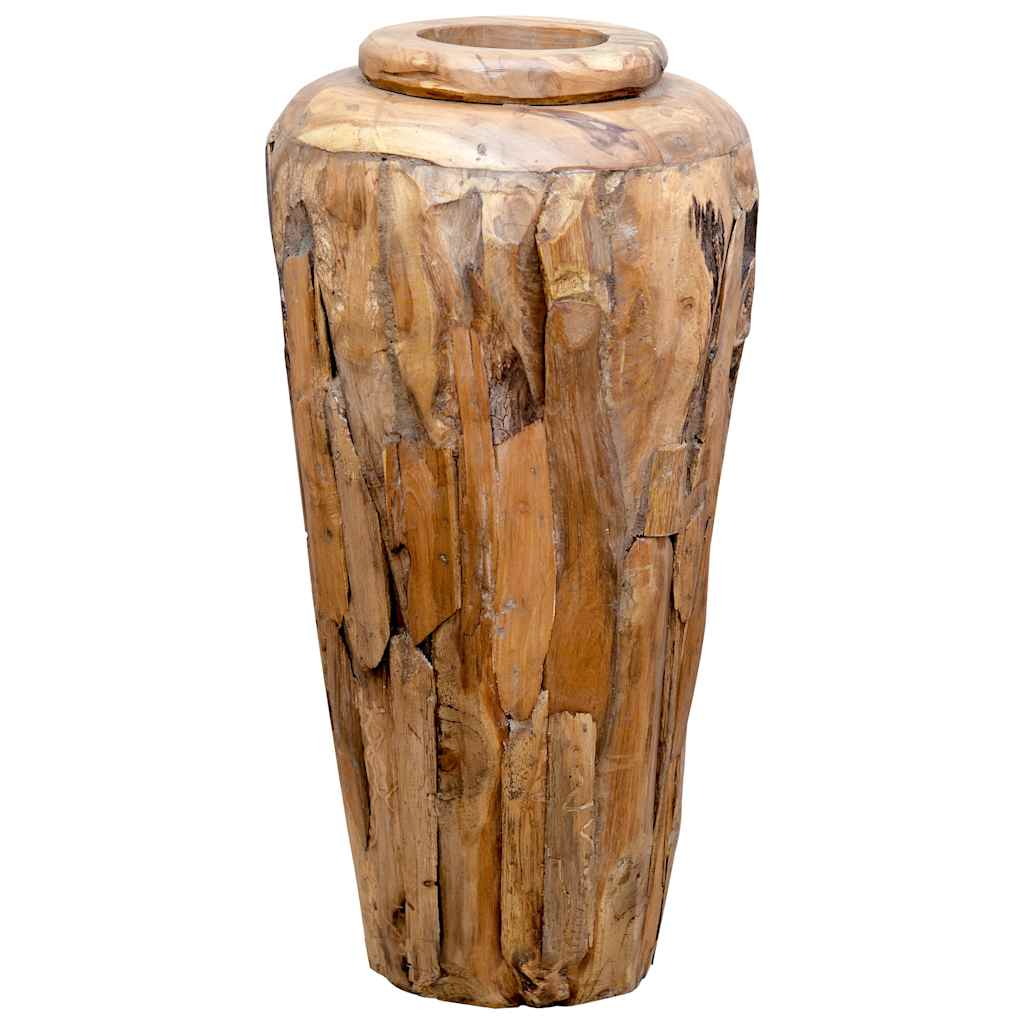 VidaXL Vase décoratif 40x80 cm bois de teck massif