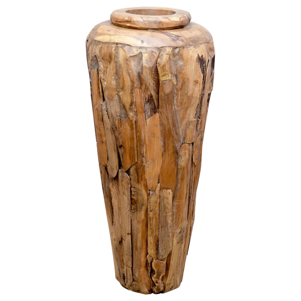 VidaXL Vase décoratif 40x80 cm bois de teck massif