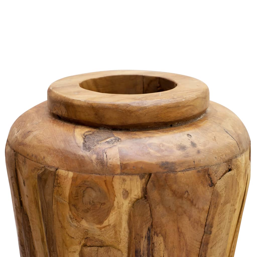 VidaXL Vase décoratif 40x80 cm bois de teck massif