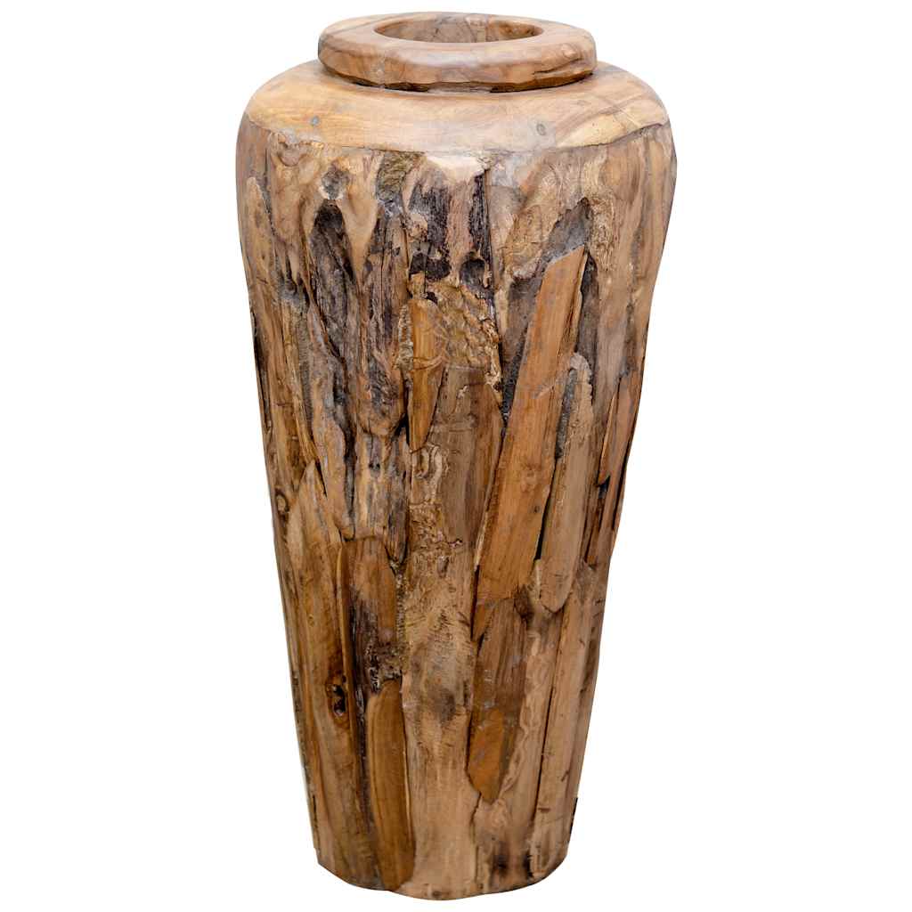 VidaXL Vase décoratif 40x80 cm bois de teck massif