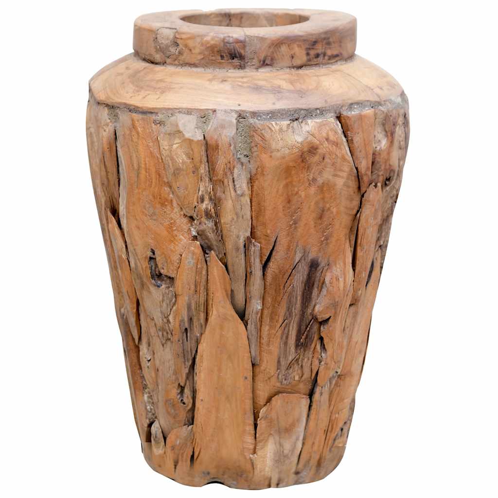 Vidaxx vase décoratif 40x60 cm bois de teck massif