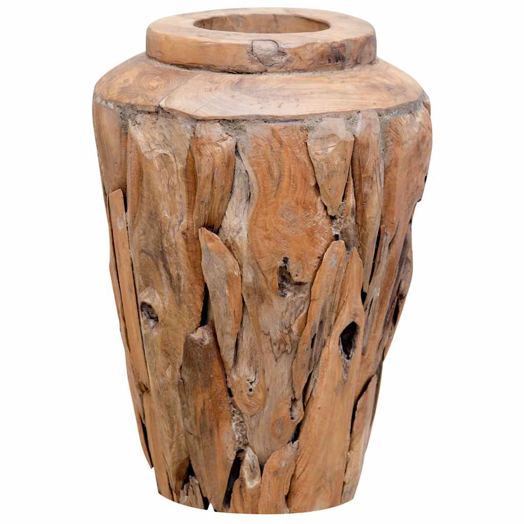 Vidaxx vase décoratif 40x60 cm bois de teck massif