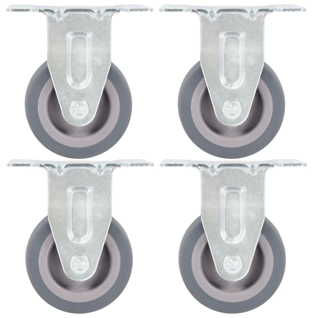 VidaXL 12 pcs Roues fixes 50 mm