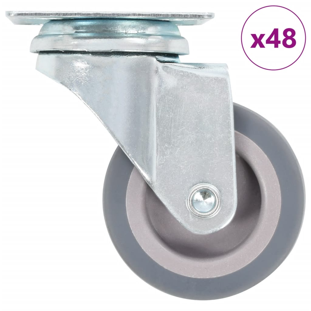 VidaXL 48 pièces. Roulettes 50 mm