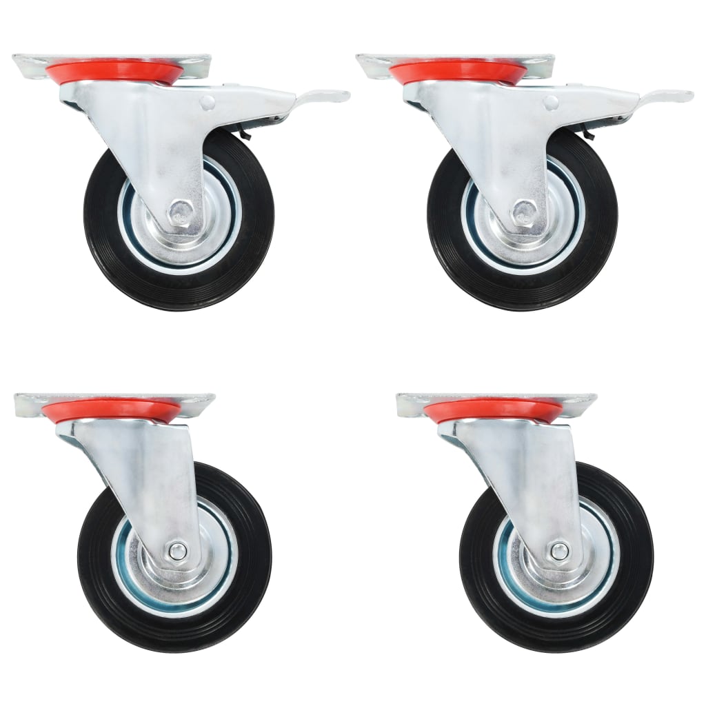 VidaXL 32 pcs Roues pivotantes 100 mm