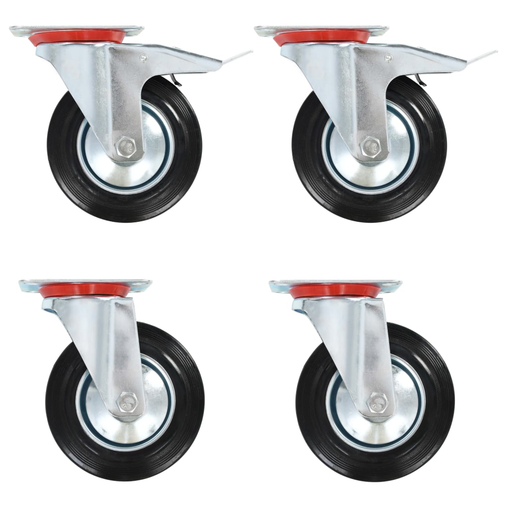 VidaXL 32 pcs Roues pivotantes 160 mm