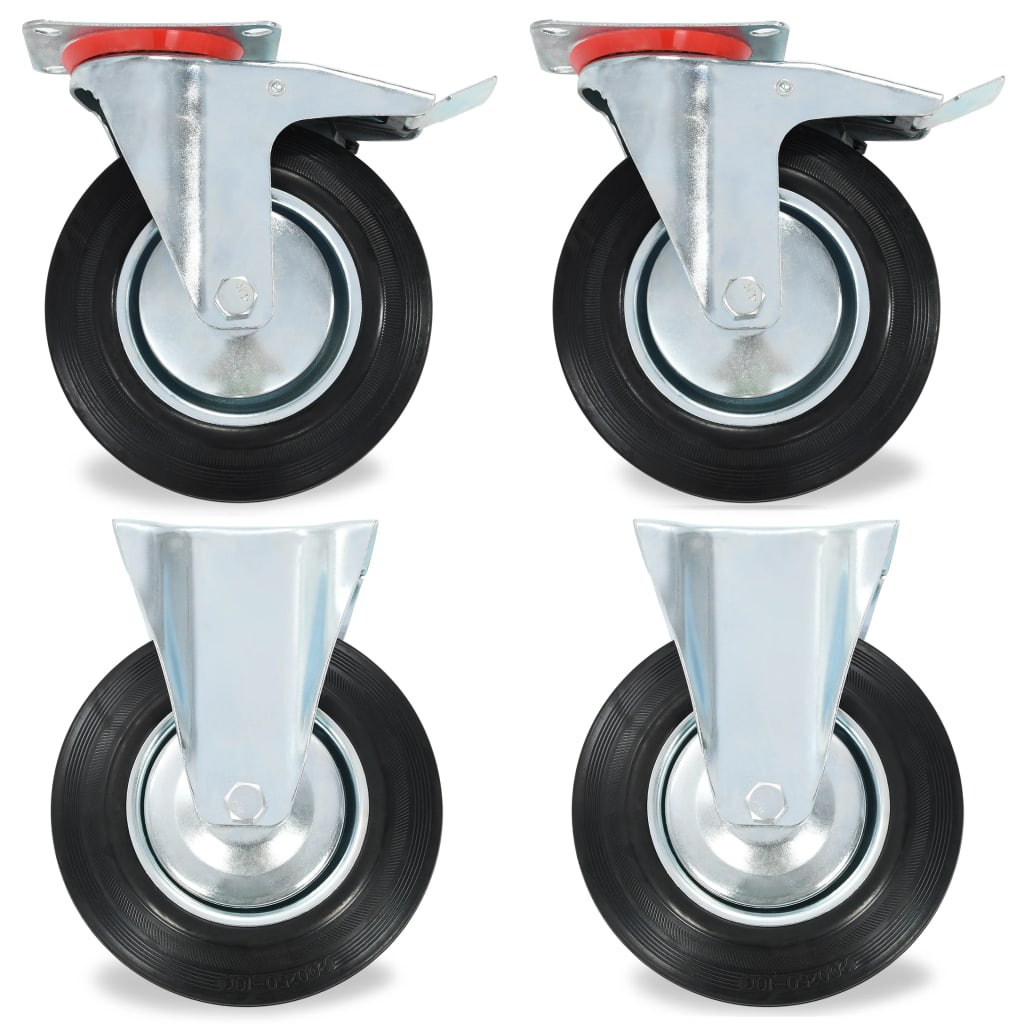 VidaXL 24 pièces Roues 200 mm