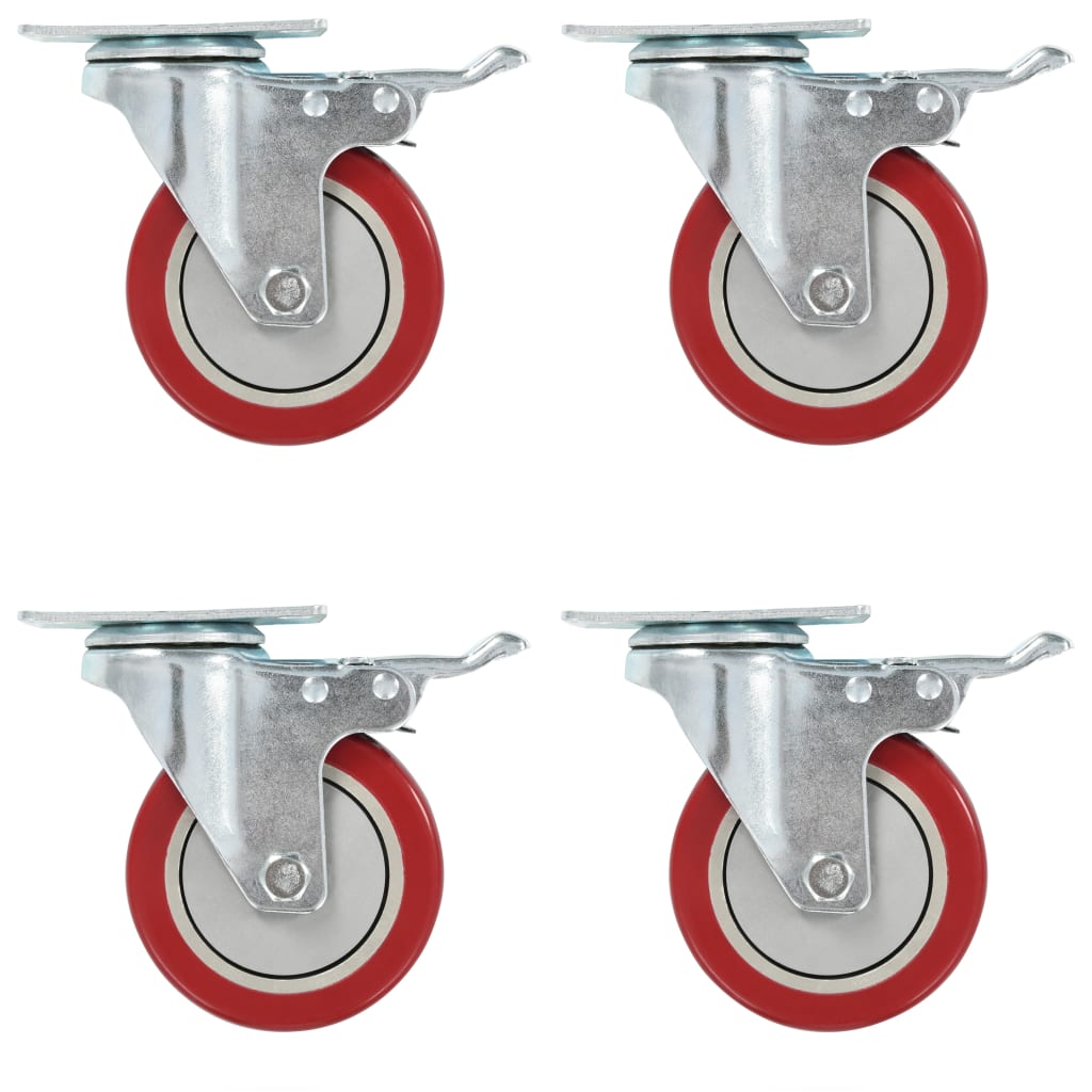Roulettes VidaXL 32 pièces 100 mm