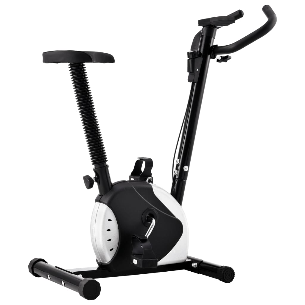 Vélo d'exercice vidaxl avec résistance aux pneus noir