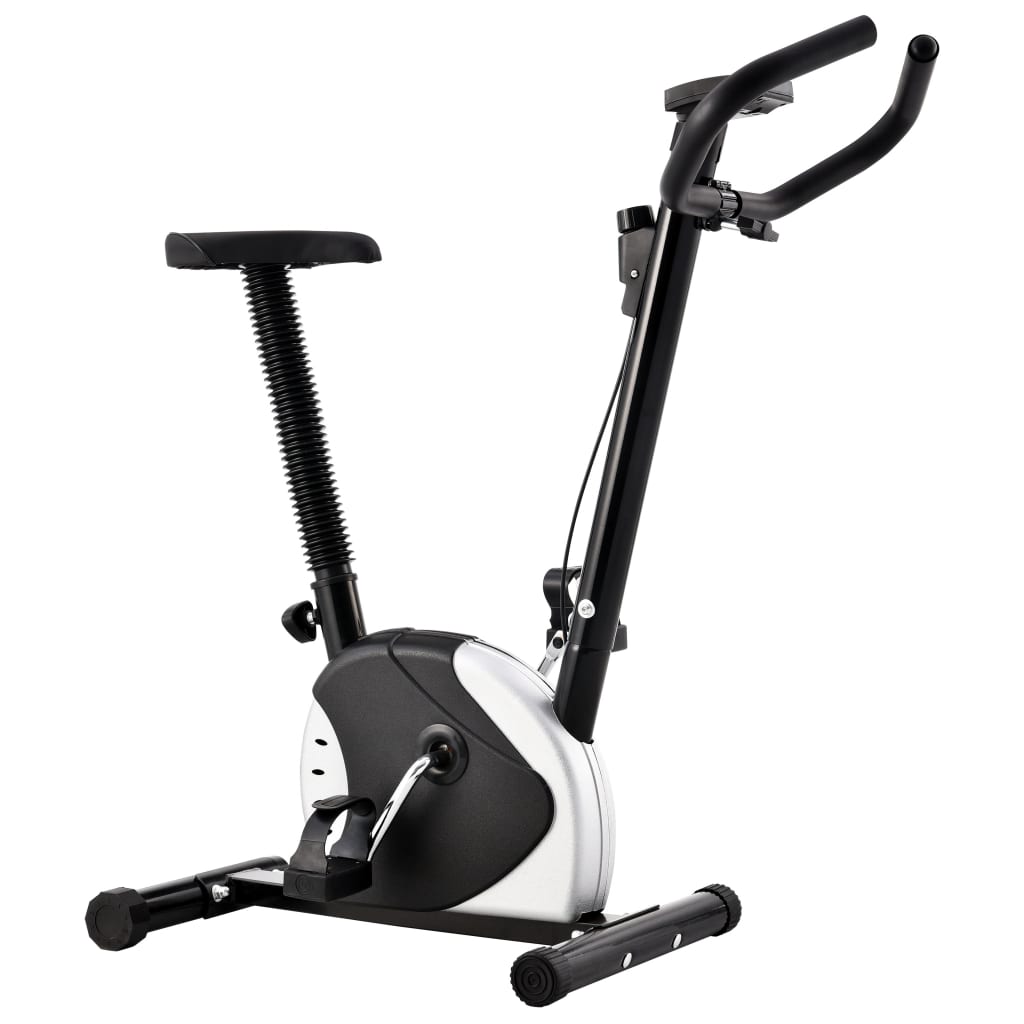 Vélo d'exercice vidaxl avec résistance aux pneus noir