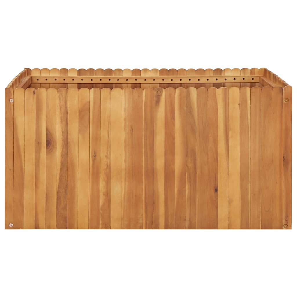 Vidaxl Planter surélevé 100x100x50 cm ACACIAHOUIL SOLIDE