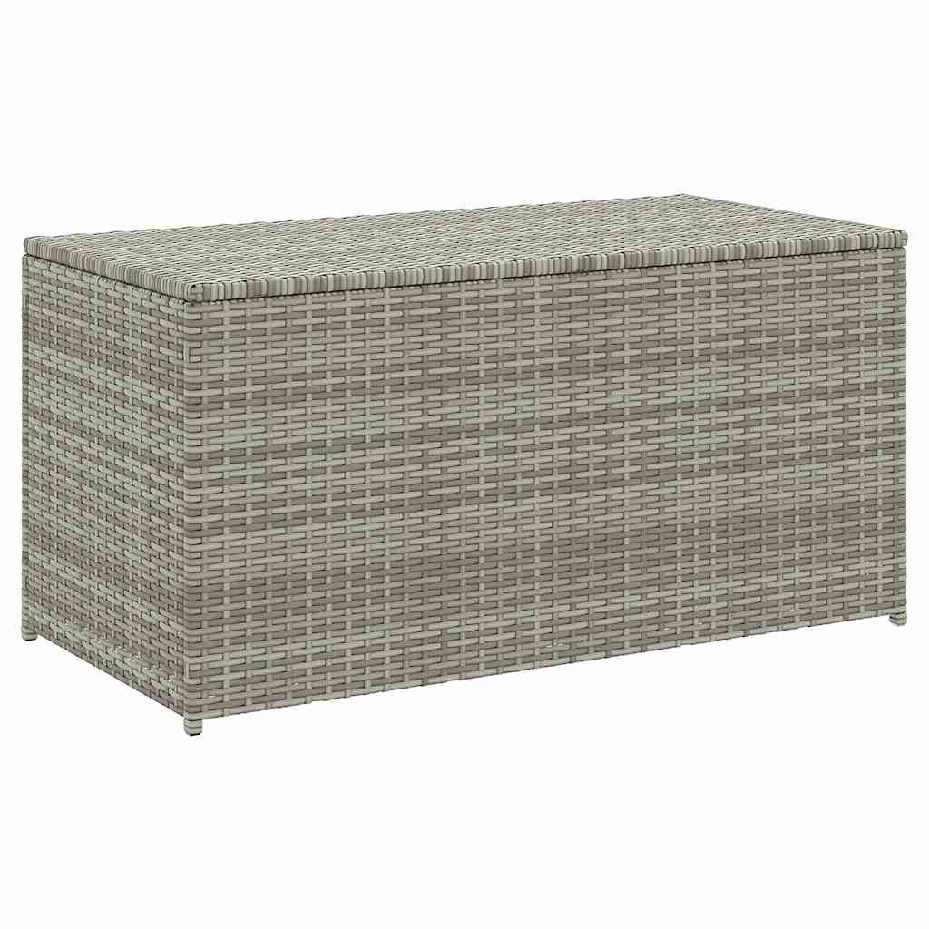 Vidaxl tuinbox 100x50x50 cm poly rattan grijs