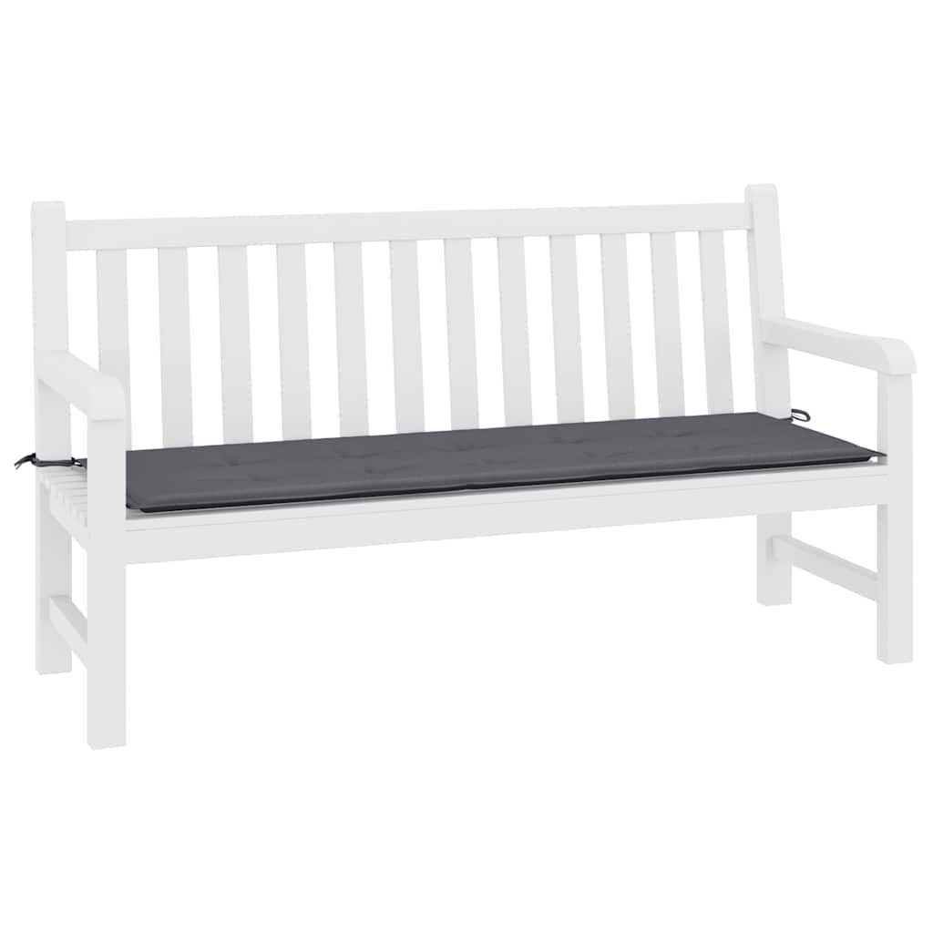 Vidaxl Garden Banc Cushion 200x50x4 cm Oxford tissu anthracite -colored