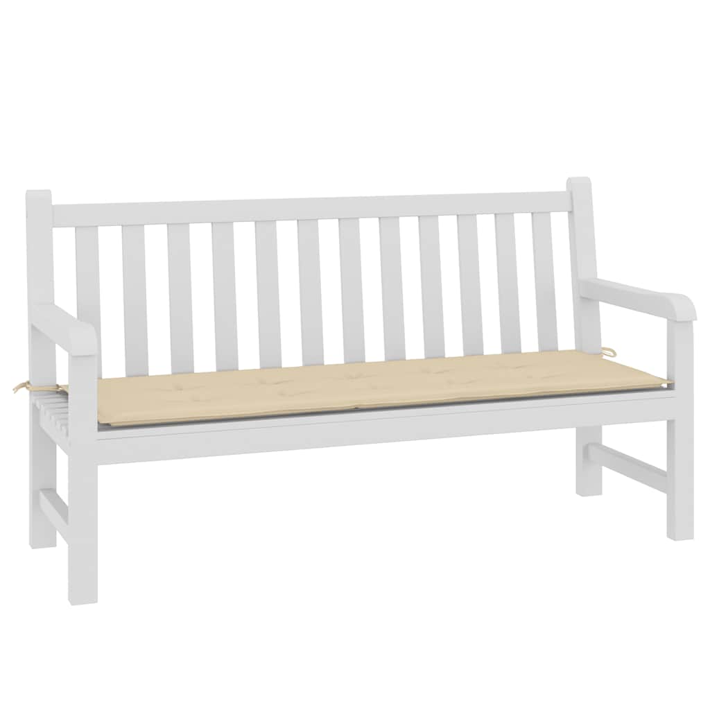 Vidaxl Garden Banc Cushion 150x50x4 cm Oxford Fabric Beige