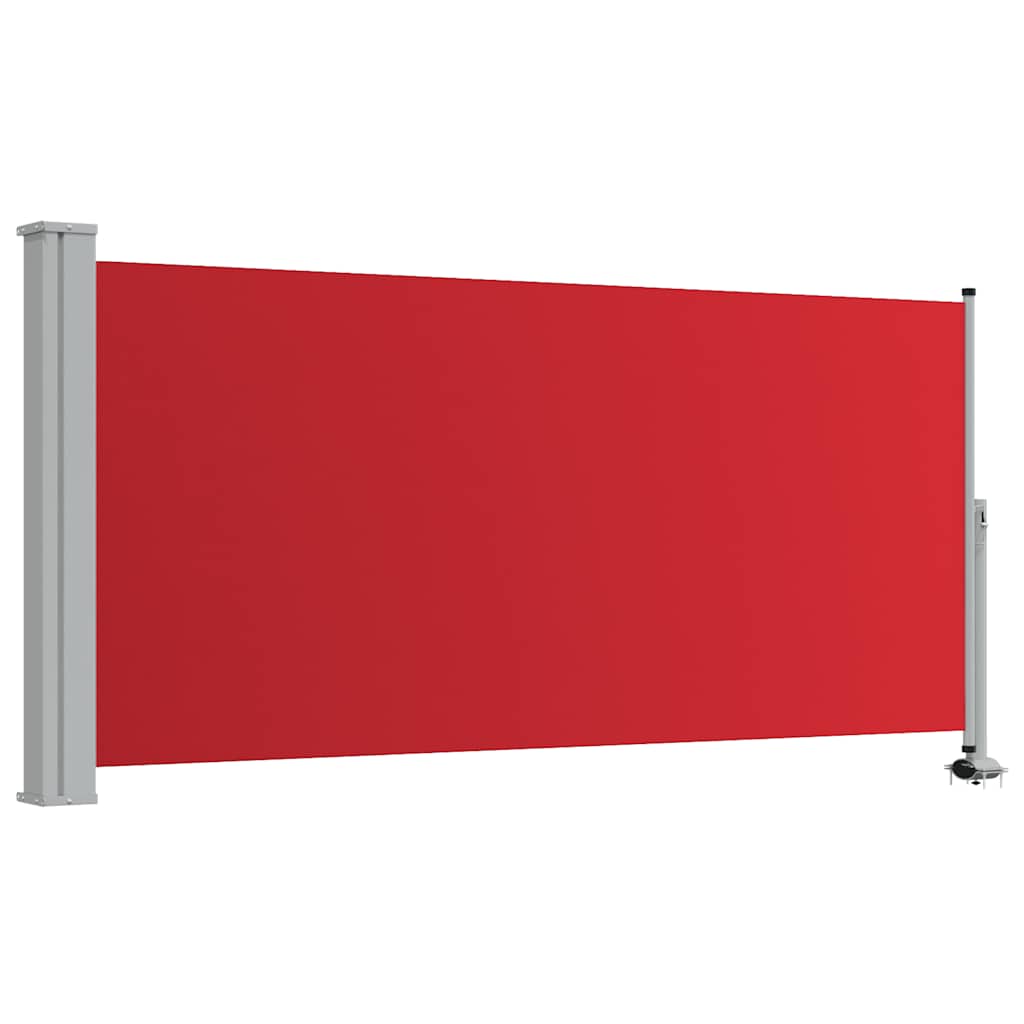 Vidaxx paravent de jardin extensible 120x300 cm rouge