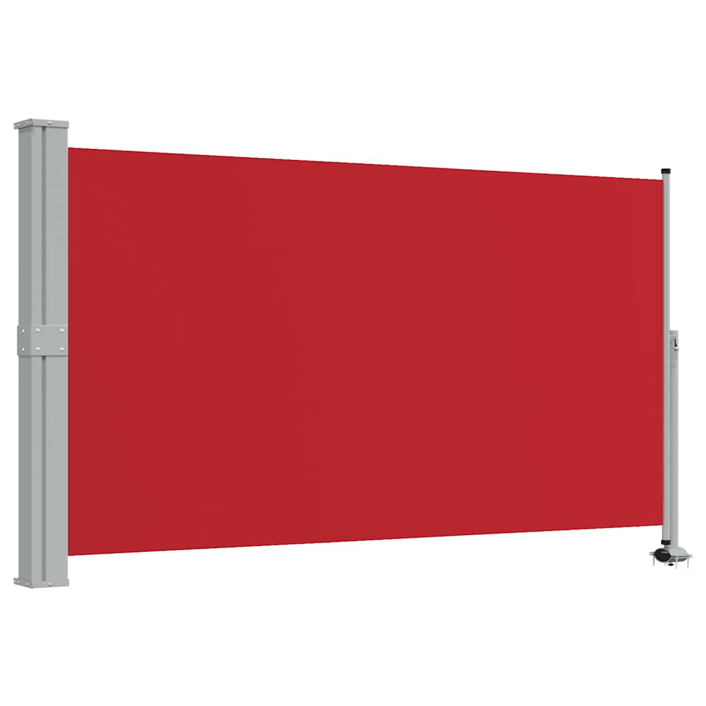 Vidaxx paravent de jardin extensible 140x300 cm rouge