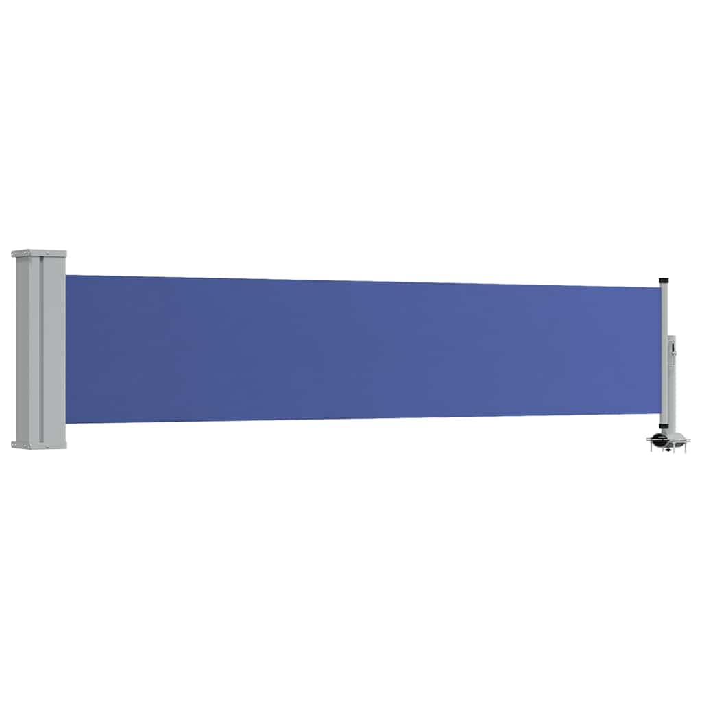 Écran de jardin vidaxl extensible 60x300 cm bleu