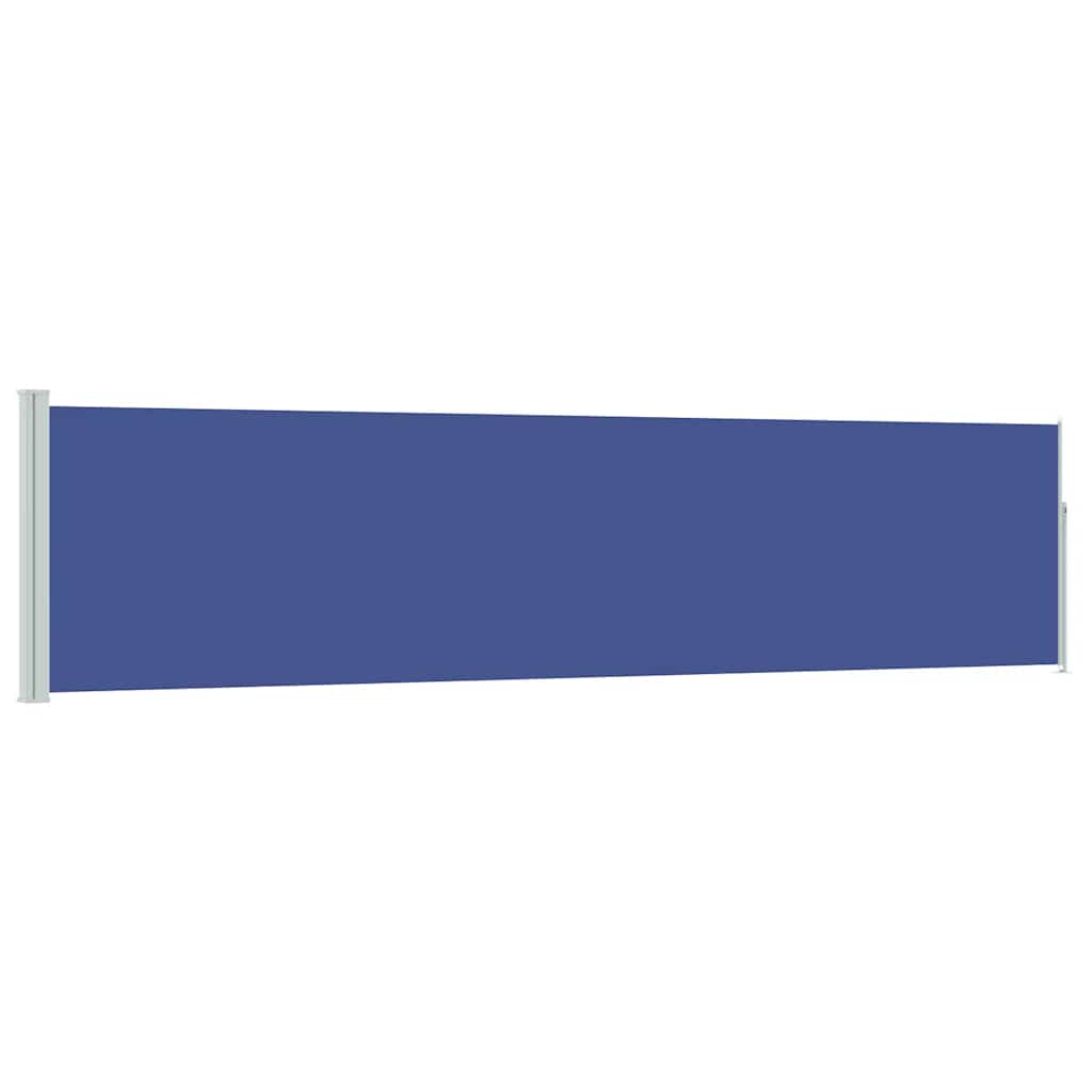 Vidaxx paravent de jardin extensible 120x500 cm bleu