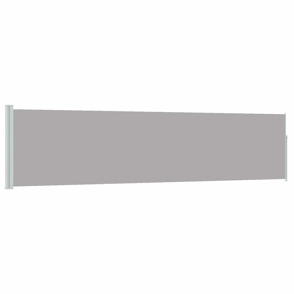 Vidaxx paravent de jardin extensible 120x500 cm gris