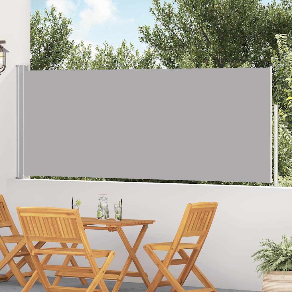 Vidaxx paravent de jardin extensible 120x500 cm gris