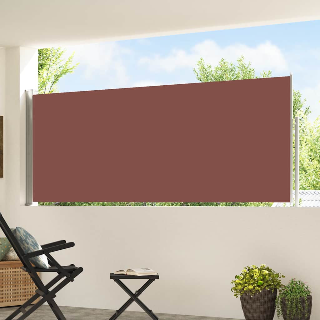Vidaxx paravent de jardin extensible 120x500 cm marron