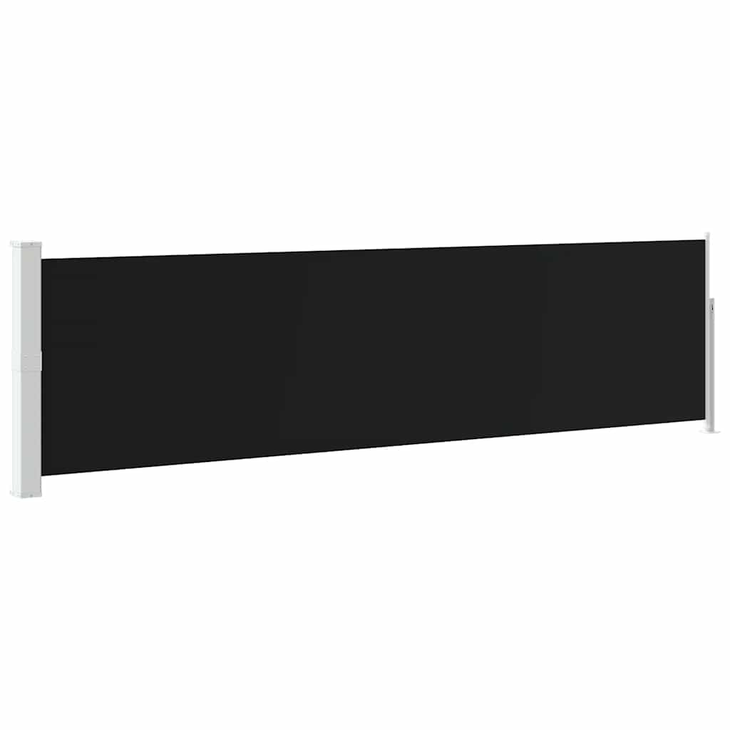 Écran de jardin vidaxl extensible 140x500 cm noir