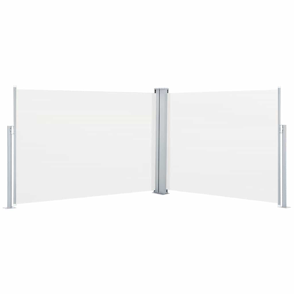 Vidaxx pare-vent extensible 120x1000 cm crème