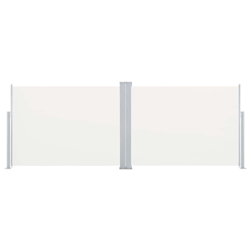 Vidaxx pare-vent extensible 120x1000 cm crème