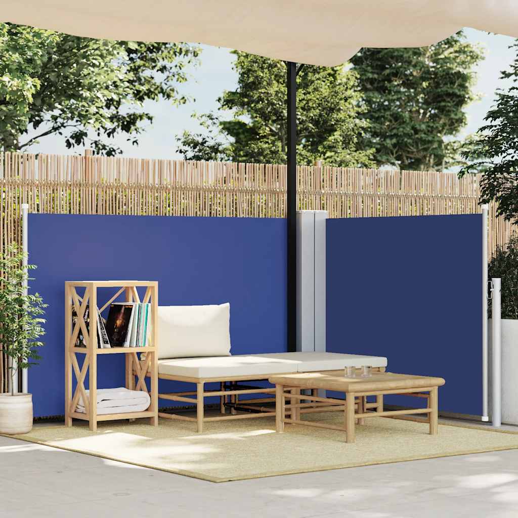 Vidaxx pare-vent extensible 120x1000 cm bleu
