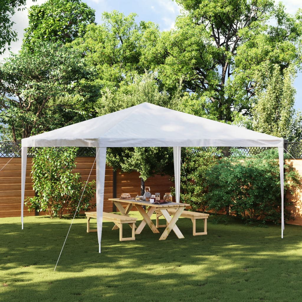 Tente de fête VidaXL 4x4 m blanche