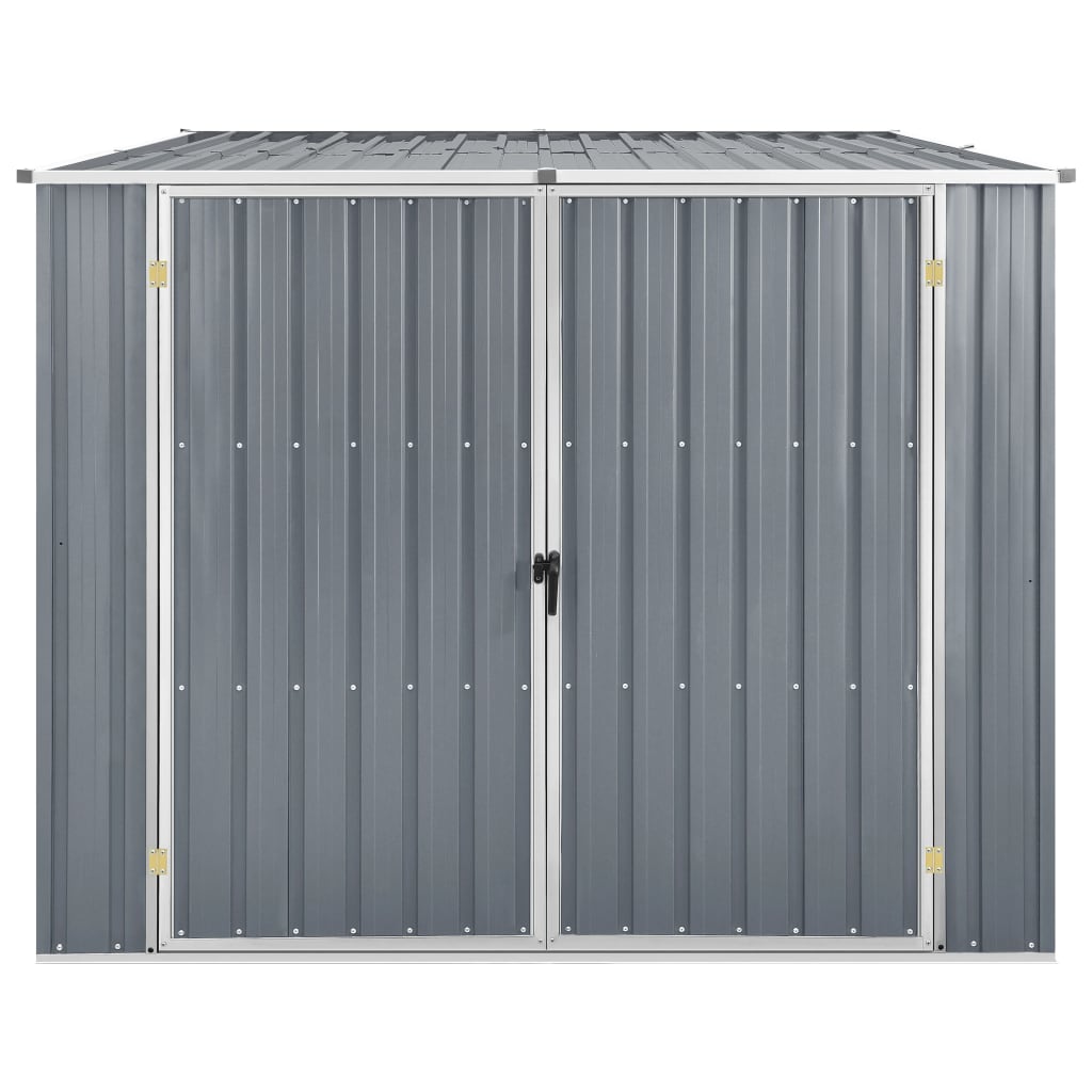 VidaXL Abri de jardin 195x198x159 cm acier galvanisé gris