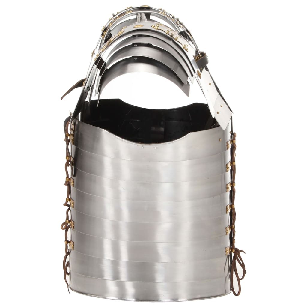 Vidaxl gilet pare-balles réplique romaine GN acier couleur argent