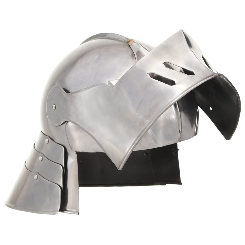 Vidaxl Ridderhelm Réplique médiévale en acier en acier coloré