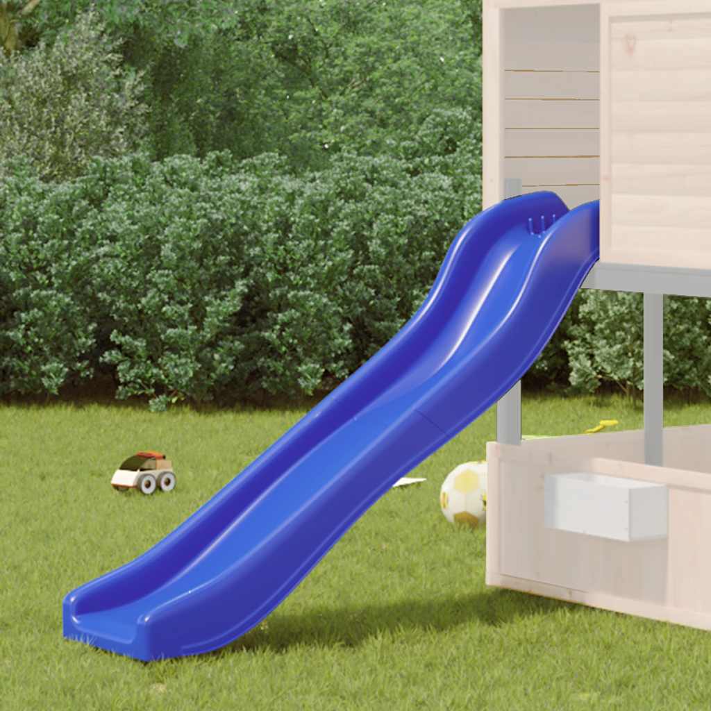 VidaXL toboggan 175x38x23 cm polypropylène bleu