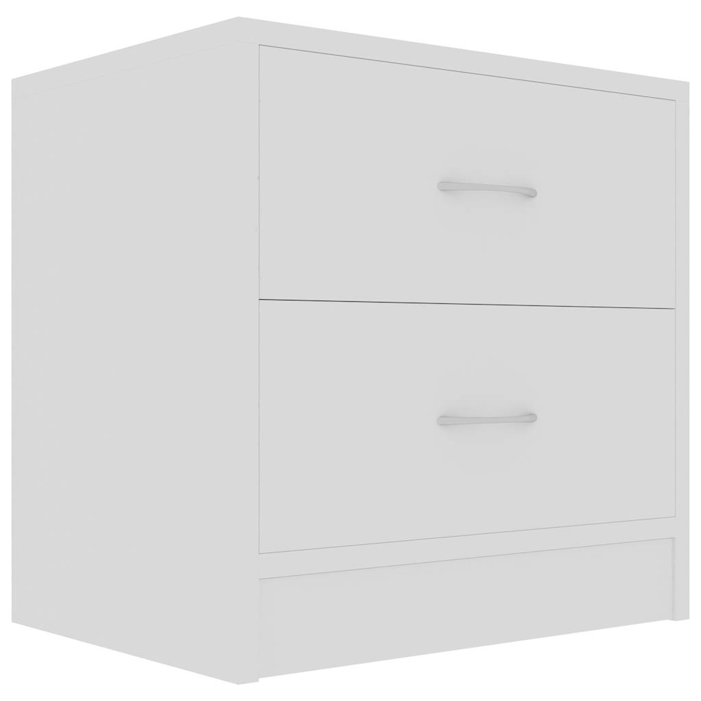 Vidaxl nachtkastje 40x30x40 cm bewerkt hout wit