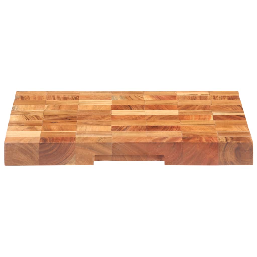 Vidaxl hakblok 50x34x3,8 cm ACACIAHOUIL solide