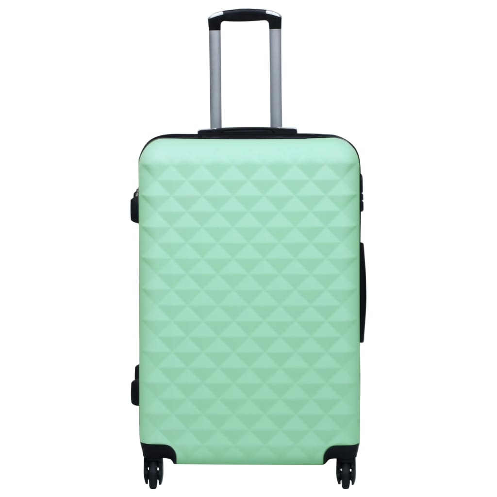 Vidaxl en 3 parties bagages durs ensembles abs menthe colorés