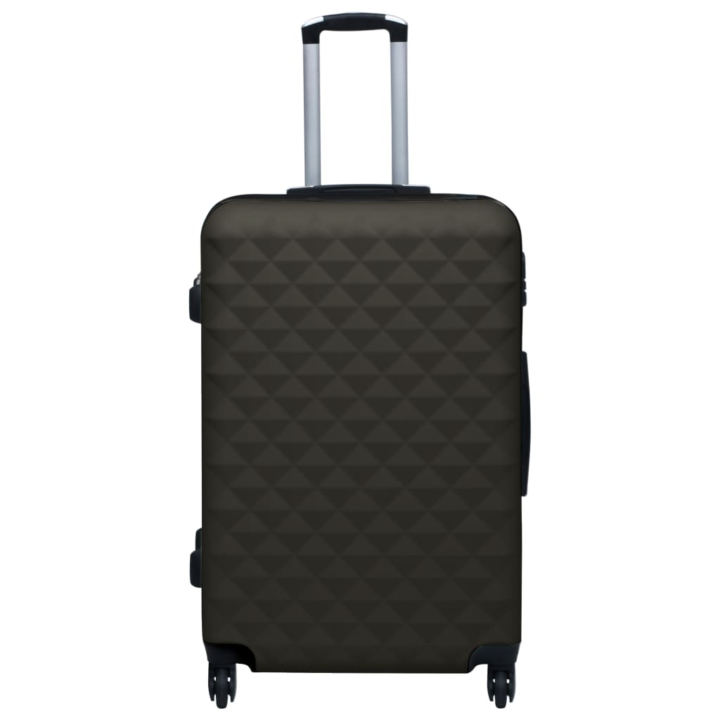 Vidaxl en 3 parties bagages durs ensembles Abshracite