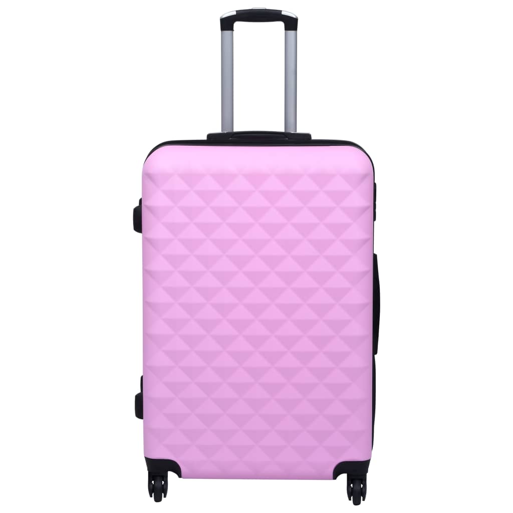 Vidaxl Ensemble de bagages durs en 2 parties Abs Pink