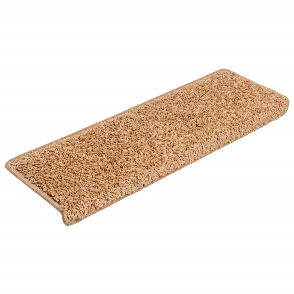 Mattes d'escalier Vidaxl 15 ST 65X21X4 CM BEIGE