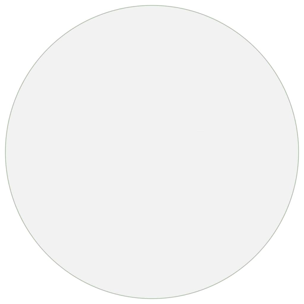 Vidaxl tafelbeschermer ø80 cm 1,6 mm pvc mat