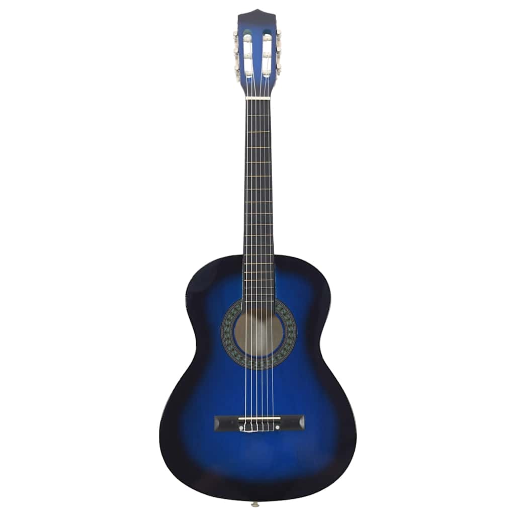 Vidaxl Guitar Classic débutant et enfants 3 4 36 bleu