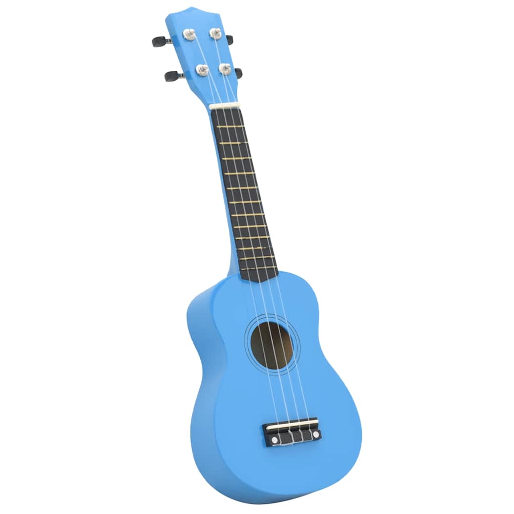 Vidaxl ensemble ukulélé avec sac pour enfants soprano 21'' bleu