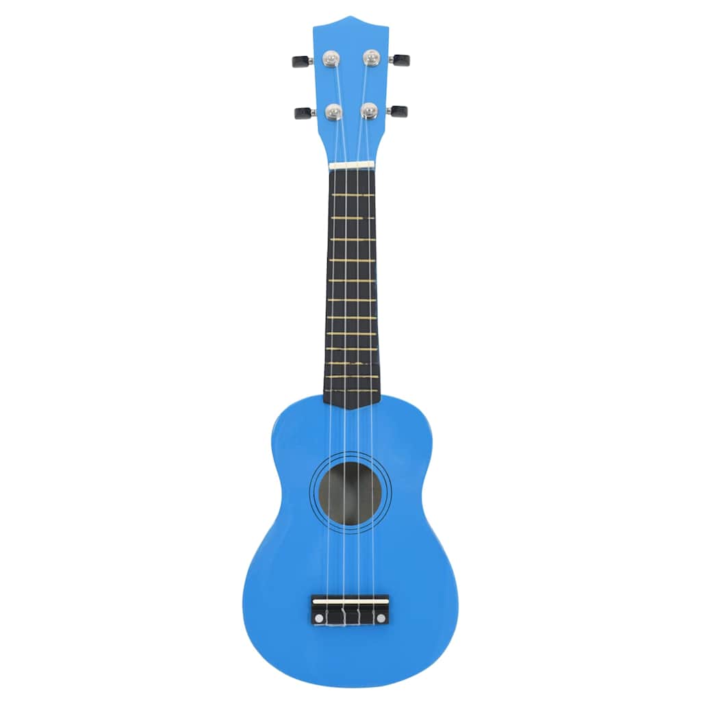 Vidaxl ensemble ukulélé avec sac pour enfants soprano 21'' bleu