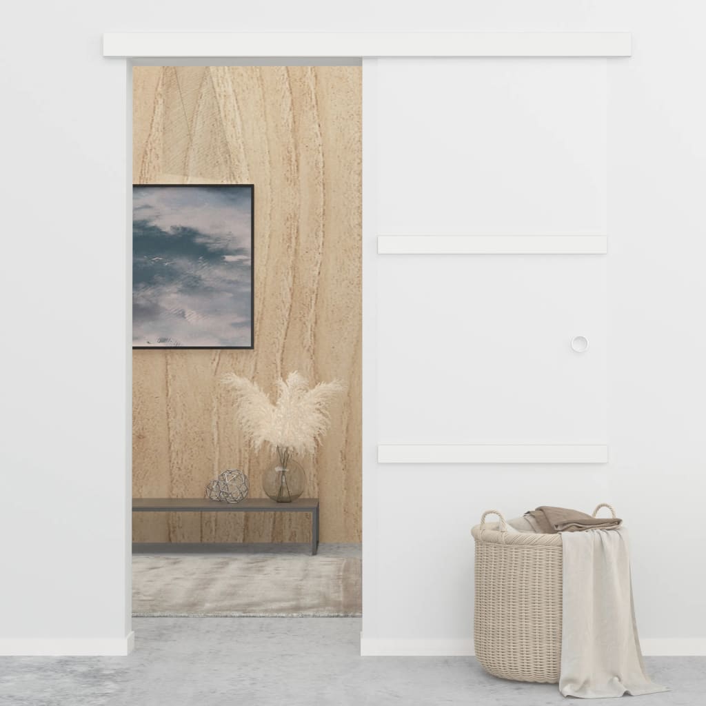 Vidaxx porte coulissante avec butées souples 76x205 cm verre ESG et aluminium