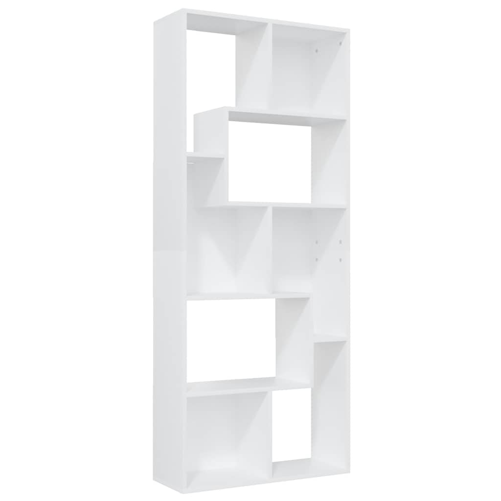 Vidaxl boekenkast 67x24x161 cm bewerkt hout wit