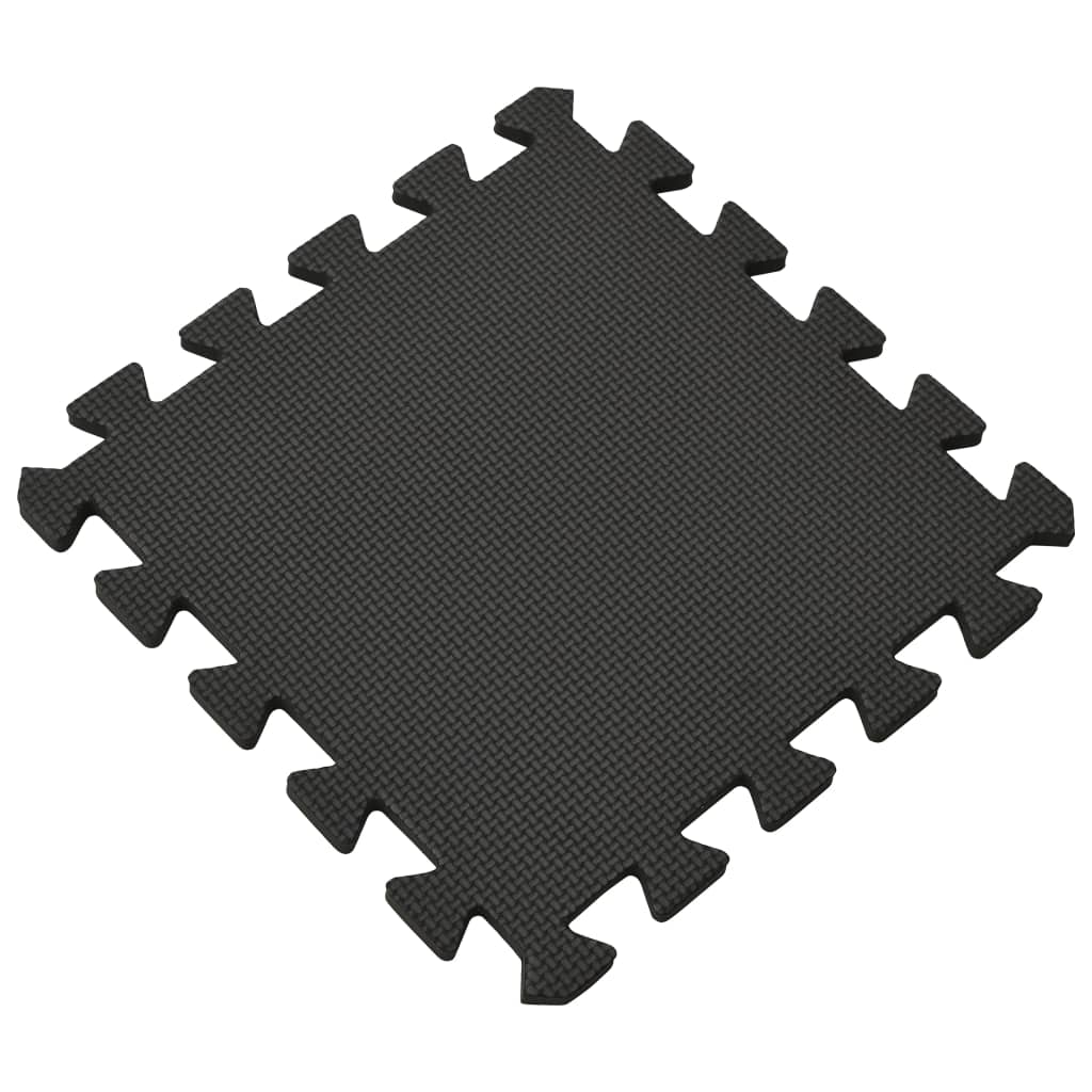 Vidaxl 54x Mat à sol 4,86 ㎡ mousse Eva noire