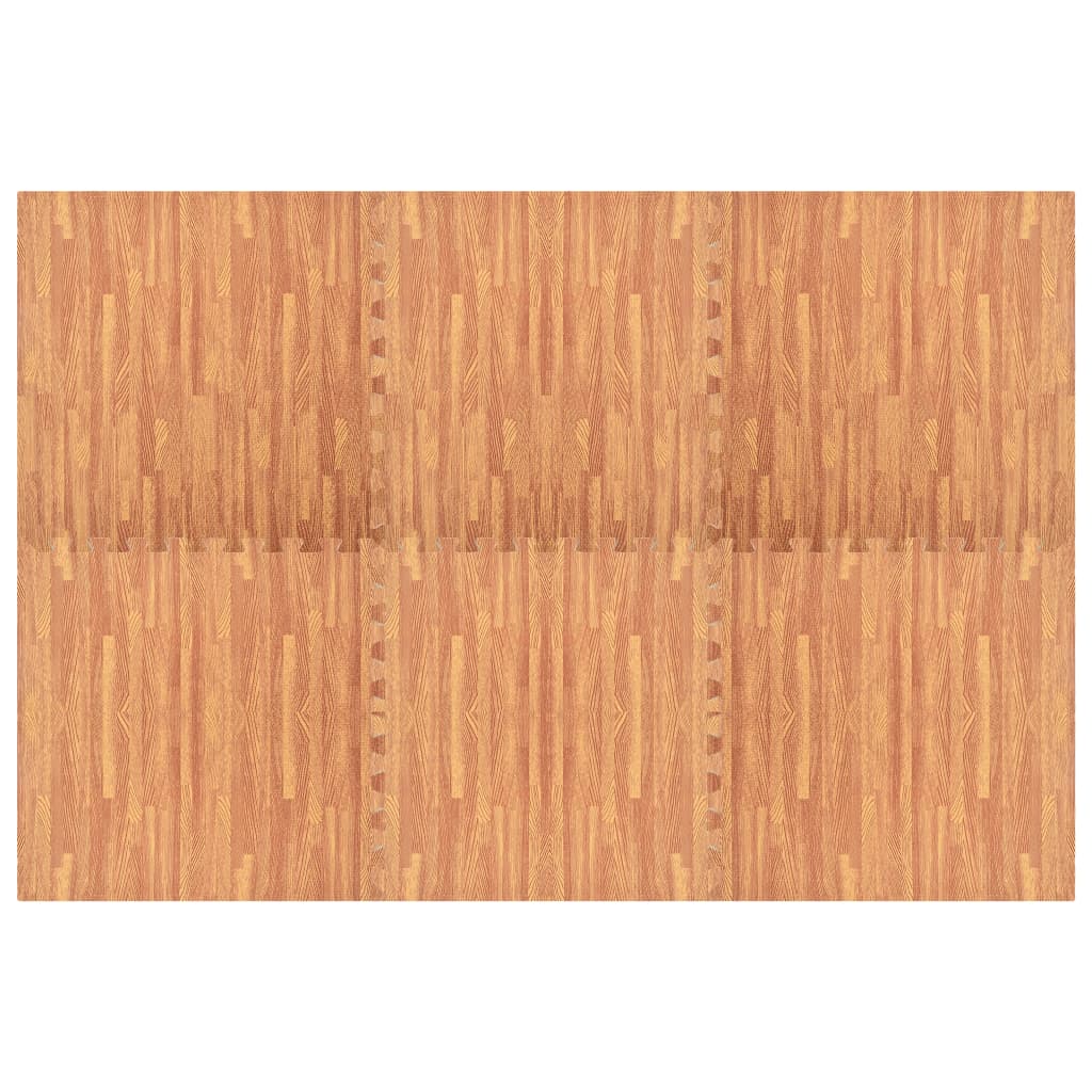 Vidaxl Floor Mats 6 ST 2.16 ㎡ Impression de grain en bois mousse EVA