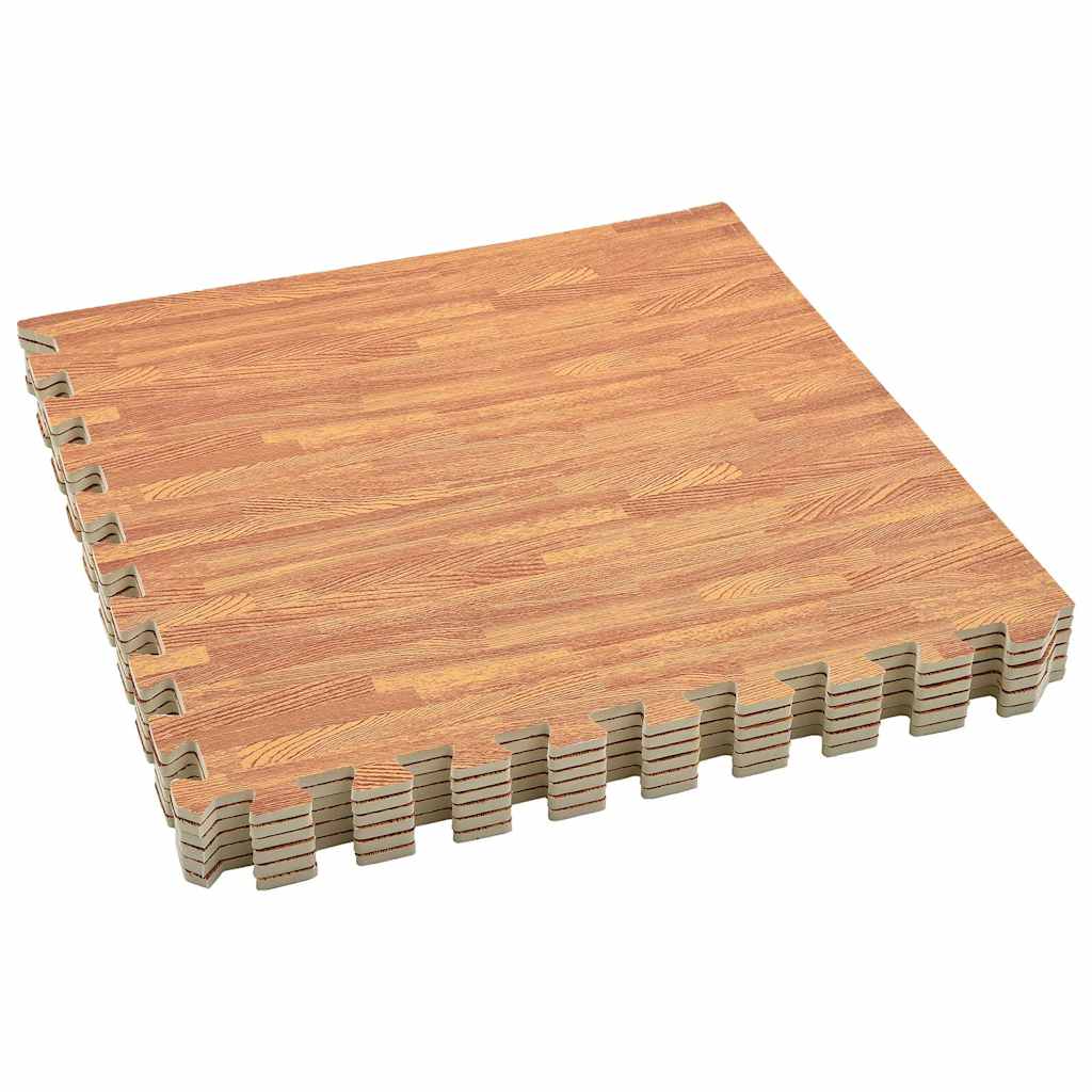 Vidaxl Floor Mats 6 ST 2.16 ㎡ Impression de grain en bois mousse EVA